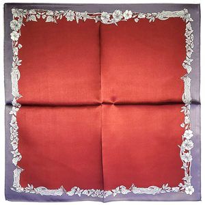 NWT Genuine 100% Mulberry Silk Satin Scarf 20"x20" Small Square Shawl 5480